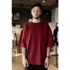 Футболка БОРДШОП#1, размер XL, бордовый