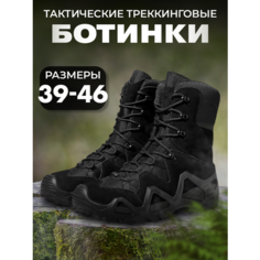 Ботинки берцы, размер 43, черный Нет бренда