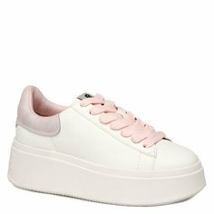 Кроссовки ASH MOBY BE KIND, полнота F (EU)/ на среднюю стопу, размер 38, белый/розовый