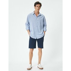 Шорты KOTON, размер 46, темно-синий