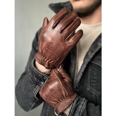 Перчатки Hard Skin Натуральная кожа, размер XL, коричневый