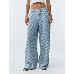 Джинсы широкие Sela Wide Leg, размер S, светлый индиго
