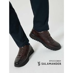 Кроссовки Salamander, полнота 6 (RU)/ на среднюю стопу, размер 42, темно-коричневый