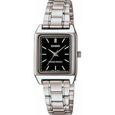 Наручные часы CASIO, черный, серебряный