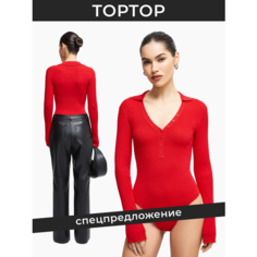 Боди TOPTOP, размер L, красный