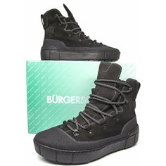 Ботинки берцы BURGERSCHUHE, размер 46, чёрный