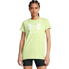 Футболка спортивная Under Armour, размер S, зеленый