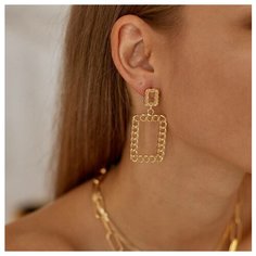 Серьги, золотистый Мадам Ко ко