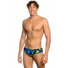 Плавки MAD WAVE, размер S, сине-зеленый