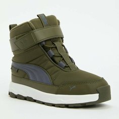 Ботинки PUMA, размер 31.5, хаки