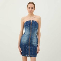 Платье Versace Jeans Couture, размер 48, темно-синий