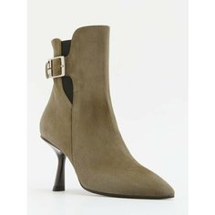 Ботильоны Giovanni Fabiani, размер 39.5, серо-зеленый