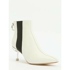 Ботильоны 4CCCCEES, размер 36, молочно-белый