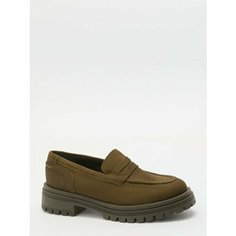 Лоферы J.J. Delacroix, размер 35, хаки