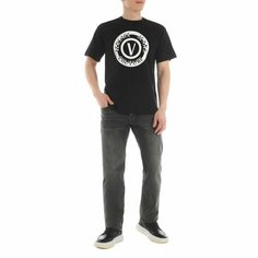Футболка Versace Jeans Couture, размер L, черный