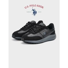 Кроссовки U.S. POLO ASSN., полнота 6 (RU)/ на среднюю стопу, размер 36, черный