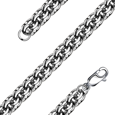 Браслет Diamant online, серебро, 925 проба, чернение, длина 22 см.