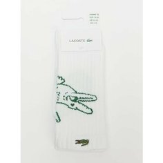 Носки LACOSTE, размер 41/45, белый