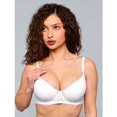 Бюстгальтер REPUBLICONTI гладкий бюстгальтер, размер 85D, белый