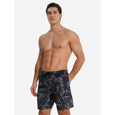 Шорты для плавания Speedo Mens Printed Leisure 18" Watershort, размер XL, черный/серый