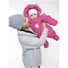 Комбинезон-трансформер MaLeK BaBy 163шм/2, размер 62, , фуксия