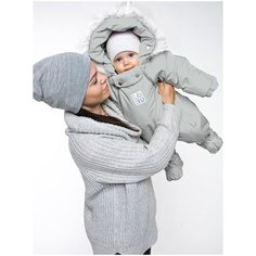 Комбинезон-трансформер MaLeK BaBy 163шм/2, размер 62, , серый