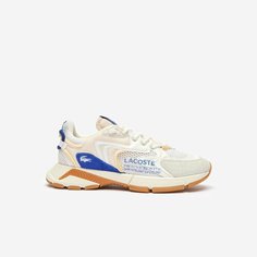 Кроссовки LACOSTE L003 NEO, размер T7, бежевый/синий