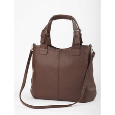 Сумка хобо McKIR, фактура гладкая, коричневый