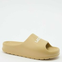 Шлепанцы LACOSTE, размер 38, бежевый