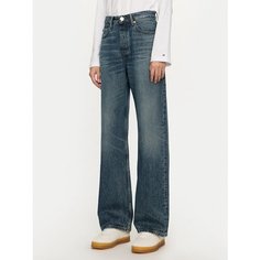 Джинсы широкие TOMMY HILFIGER, размер 25/30, синий