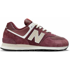 Кроссовки New Balance 574, полнота D, размер RU 41 / EU 42 / 26.5 см, бордовый