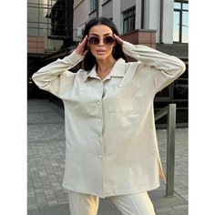 Костюм спортивный Modellini костюм женский трикотажный, размер 52, бежевый