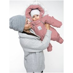 Комбинезон MaLeK BaBy Трансформер, размер 68, , пудра