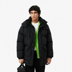 Пуховик LACOSTE, размер T56, чёрный
