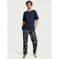 Пижама Victorias Secret, размер M, темно-синий