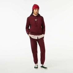 Брюки спортивные LACOSTE, размер T36, бордовый
