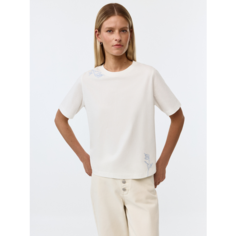 Футболка Sela, размер XS INT, ваниль