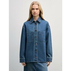 Рубашка Zarina Джинсовая, размер XS (RU 42)/170, индиго