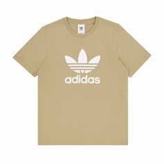 Футболка adidas TREFOIL T-SHIRT, размер M, бежевый