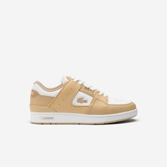 Кеды LACOSTE Court Cage Leather Colour Contrast, размер T105, бежевый