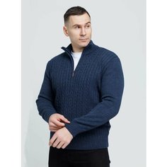 Свитер DECADE, размер 54, , темно-синий/синий