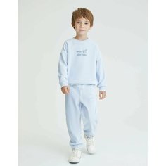 Брюки спортивные Gloria Jeans, размер 4-6л/110-116, голубой
