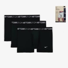 Трусы NIKE, комплект из 3 шт., размер S, black