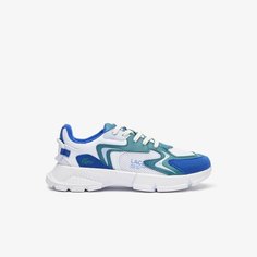 Кроссовки LACOSTE L003 NEO, размер T12, белый/синий/голубой