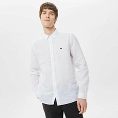 Рубашка LACOSTE, размер T44, белый матовый