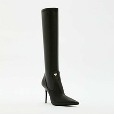 Сапоги LOVE MOSCHINO, размер 40, черный