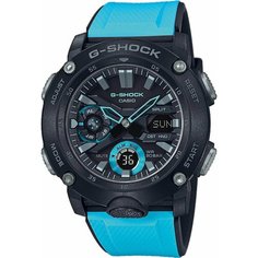 Наручные часы CASIO, черный, голубой