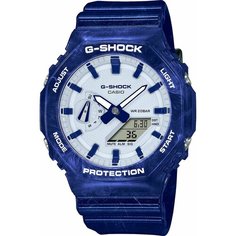 Наручные часы CASIO, белый, синий