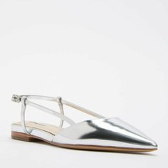 Балетки Lola Cruz 109Z17BK серебряный, Размер 41