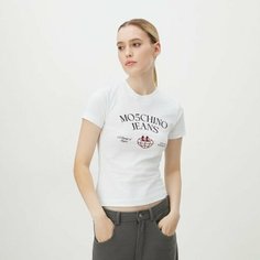 Футболки/поло Mo5Ch1No Jeans 0703 белый, Размер 2XS